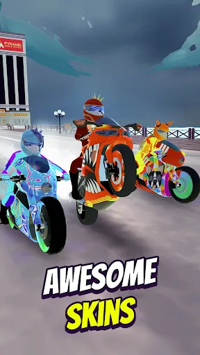 Скриншот 3 — Wild Wheels: Мото гонки 3D