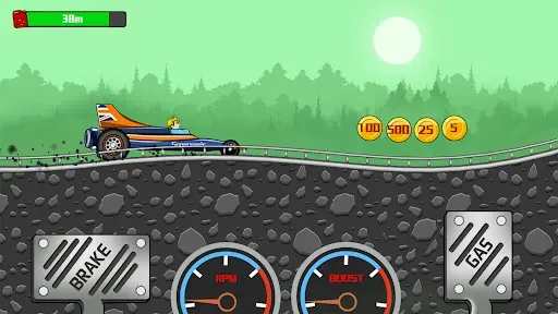 Скриншот 1 — Hill Car Race: Driving Game