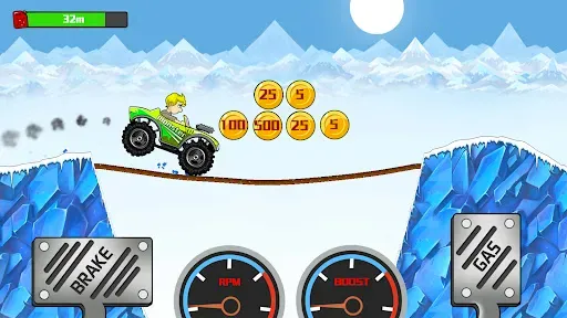 Скриншот 2 — Hill Car Race: Driving Game