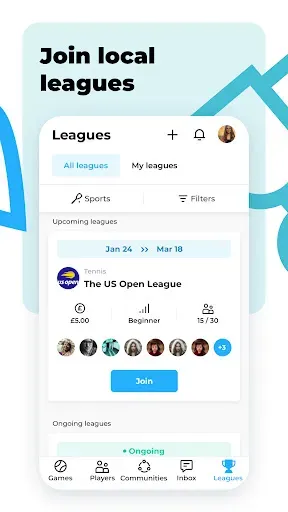 Скриншот 3 — RacketPal: Find Nearby Players