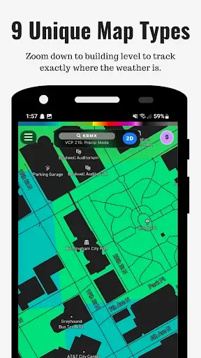 Скриншот 3 — RadarOmega: Doppler Radar App