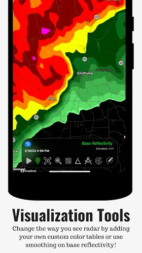 Скриншот 4 — RadarOmega: Doppler Radar App