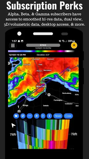 Скриншот 7 — RadarOmega: Doppler Radar App