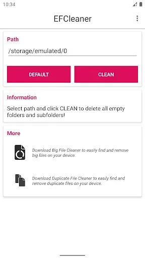 Скриншот 5 — Empty Folder Cleaner