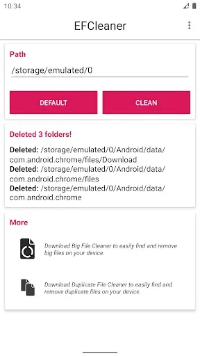 Скриншот 6 — Empty Folder Cleaner