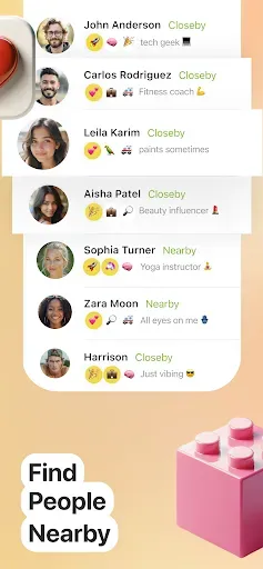 Скриншот 3 — Kiki: Local Chat & People Near