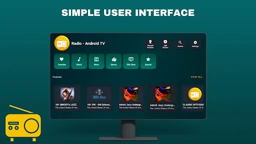 Скриншот 2 — Радио - Android TV