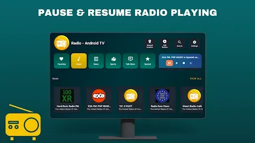 Скриншот 3 — Радио - Android TV