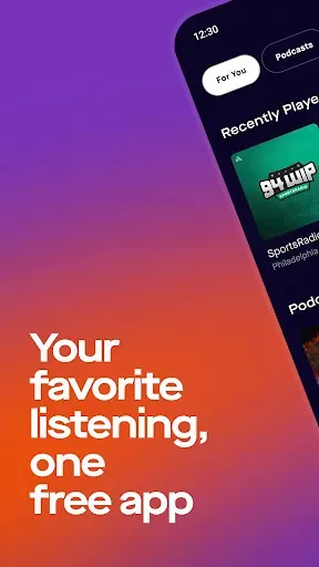 Скриншот 1 — Audacy: Radio & Sports Talk