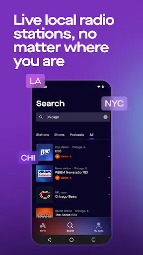 Скриншот 4 — Audacy: Radio & Sports Talk