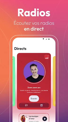 Скриншот 2 — Radio France : radios, podcast