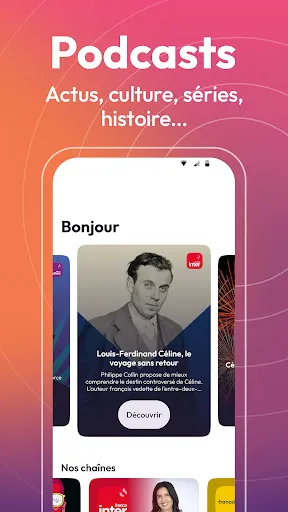 Скриншот 3 — Radio France : radios, podcast