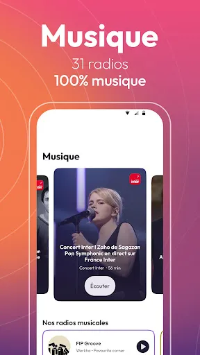 Скриншот 4 — Radio France : radios, podcast
