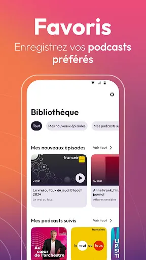 Скриншот 6 — Radio France : radios, podcast