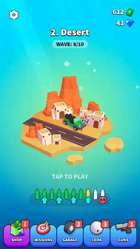 Скриншот 3 — Rage Road - Car Shooting Game