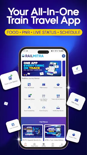 Скриншот 1 — LiveTrain, PNR & Food Delivery