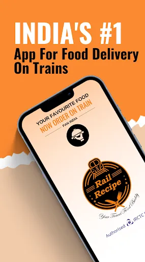 Скриншот 1 — RailRecipe-Order Food on Train