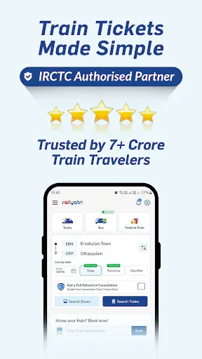 Скриншот 2 — Train App: Easy Ticket Booking