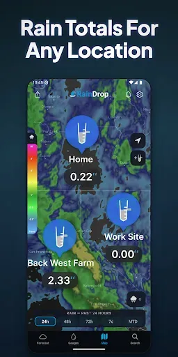 Скриншот 1 — RainDrop: Virtual Rain Gauge