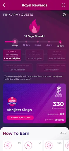 Скриншот 8 — Rajasthan Royals Official App