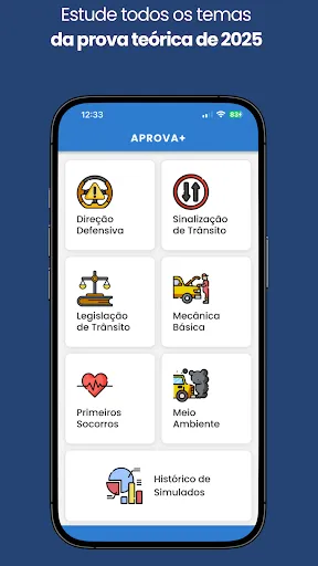 Скриншот 4 — Aprova+ Prova de Habilitação