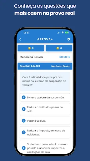 Скриншот 5 — Aprova+ Prova de Habilitação