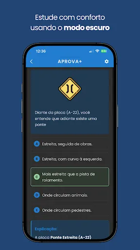 Скриншот 6 — Aprova+ Prova de Habilitação