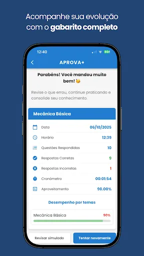 Скриншот 8 — Aprova+ Prova de Habilitação