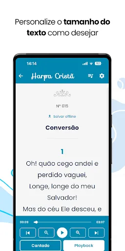 Скриншот 4 — Harpa Cristã Áudio e Playback
