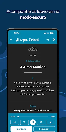 Скриншот 5 — Harpa Cristã Áudio e Playback