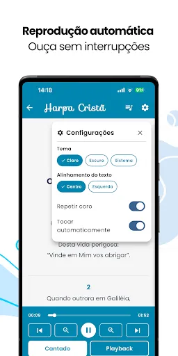 Скриншот 8 — Harpa Cristã Áudio e Playback