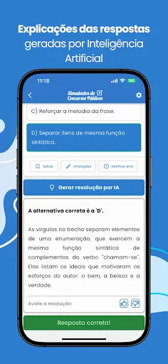 Скриншот 7 — Simulado de Concursos Públicos