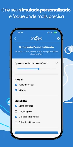Скриншот 6 — Simulados do Encceja 2026