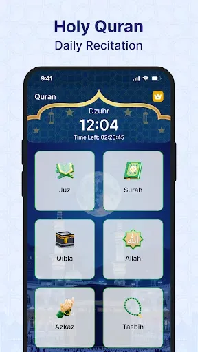 Скриншот 1 — Ramadan Calendar 2026 - Qibla
