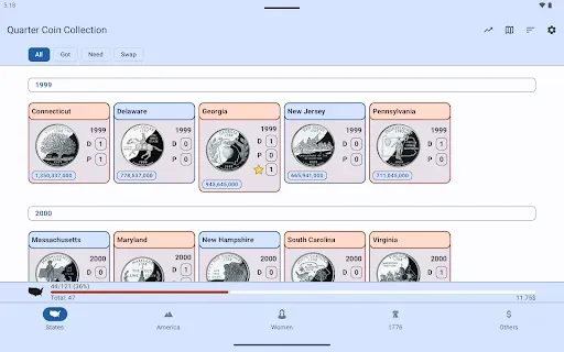 Скриншот 7 — Монеты по 1/4 доллара