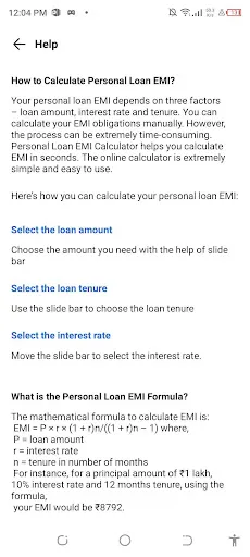Скриншот 4 — RamFincorp EMI Calculator