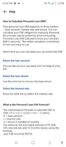 Скриншот 8 — RamFincorp EMI Calculator
