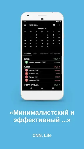 Скриншот 5 — Bluecoins Финансы и бюджет