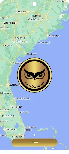 Скриншот 1 — Randonauting Adventure: Random