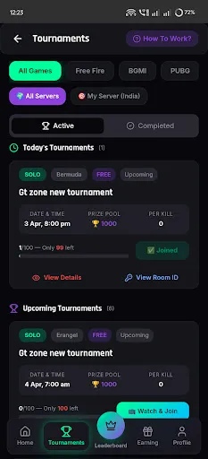 Скриншот 2 — GT Zone - Tournament & Esports
