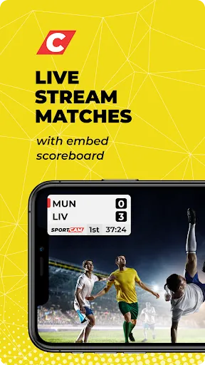 Скриншот 1 — SportCam - видео и табло