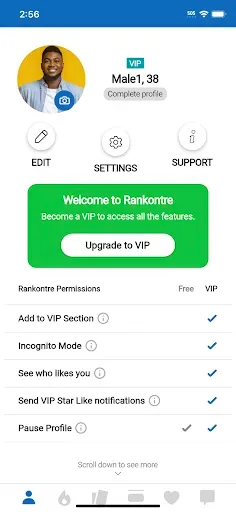 Скриншот 3 — Rankontre: Match. Chat. Date.