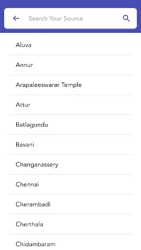 Скриншот 3 — TN Bus Info - Tamilnadu TNSTC