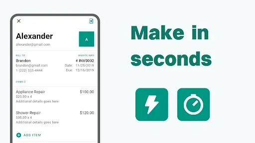 Скриншот 1 — Invoice Maker & Template