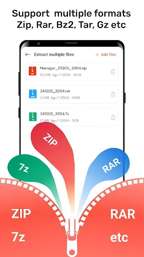 Скриншот 2 — RAR Extractor – Open ZIP & 7Z