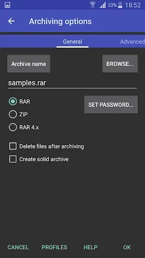 Скриншот 4 — RAR