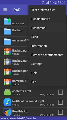 Скриншот 7 — RAR