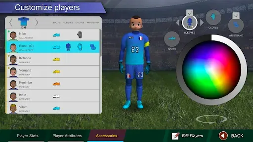 Скриншот 4 — Pro Kick Soccer