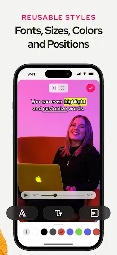 Скриншот 2 — Captions for Videos - SUBCAP