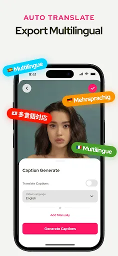 Скриншот 3 — Captions for Videos - SUBCAP